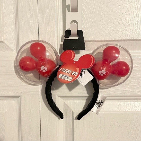 NWT Mickey Mouse Balloon Light-Up Ears Headband for Adults - Picture 4 of 13